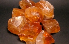 pierre de protection calcite dorée