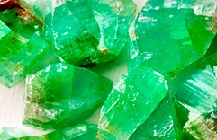 pierre de protection calcite verte