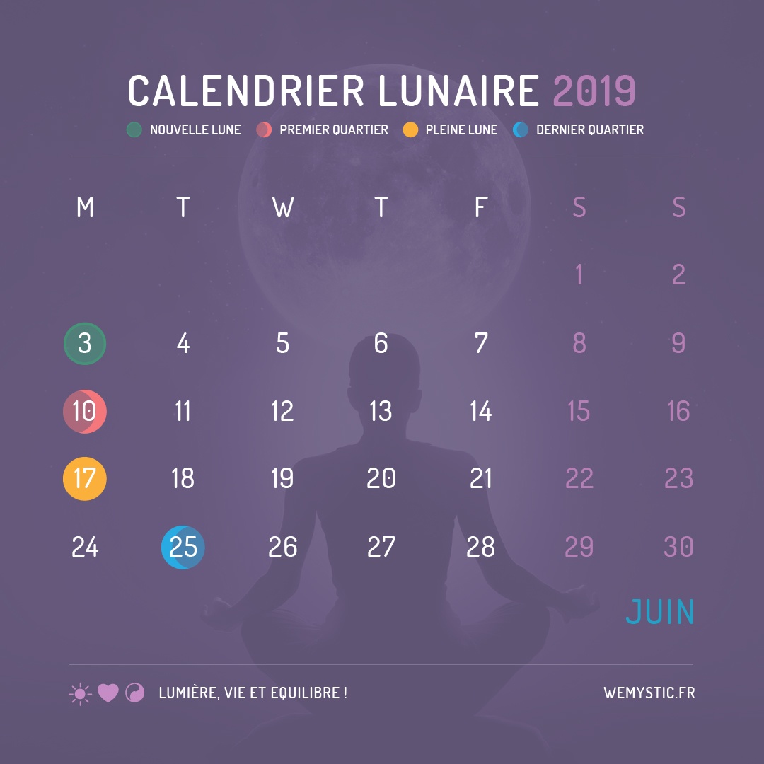 calendrier lunaire juin 2019 2019 selon le calendrier lunaire juin