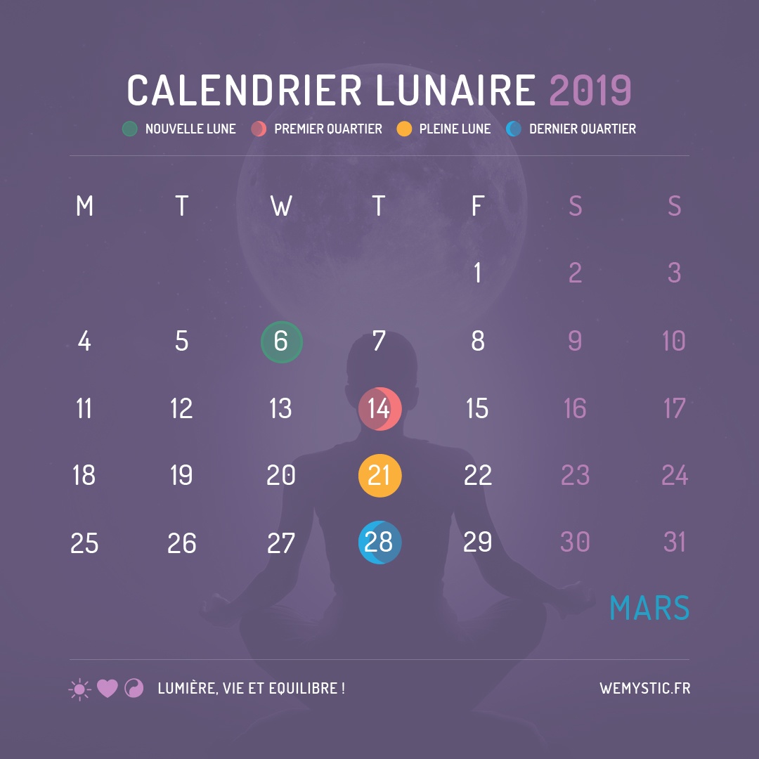 calendrier lunaire mars 2019 2019 selon le calendrier lunaire mars