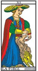association entre les cartes du tarot VII à XII