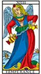 association entre les cartes du tarot XIV à XXI