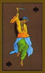 Tarot Persian - Roi cimeterre
