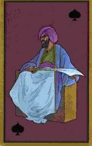 interpréter les cartes du Tarot Persan - Roi cimeterre