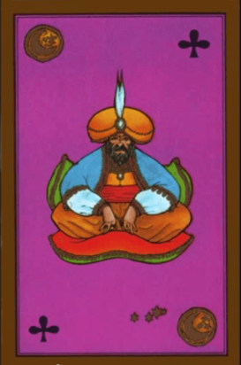 interpréter les cartes du Tarot Persan - Roi d’écus