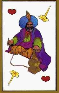 interpréter les cartes du Tarot Persan - Roi de cœur