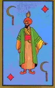 interpréter les cartes du Tarot Persan - Roi faucille